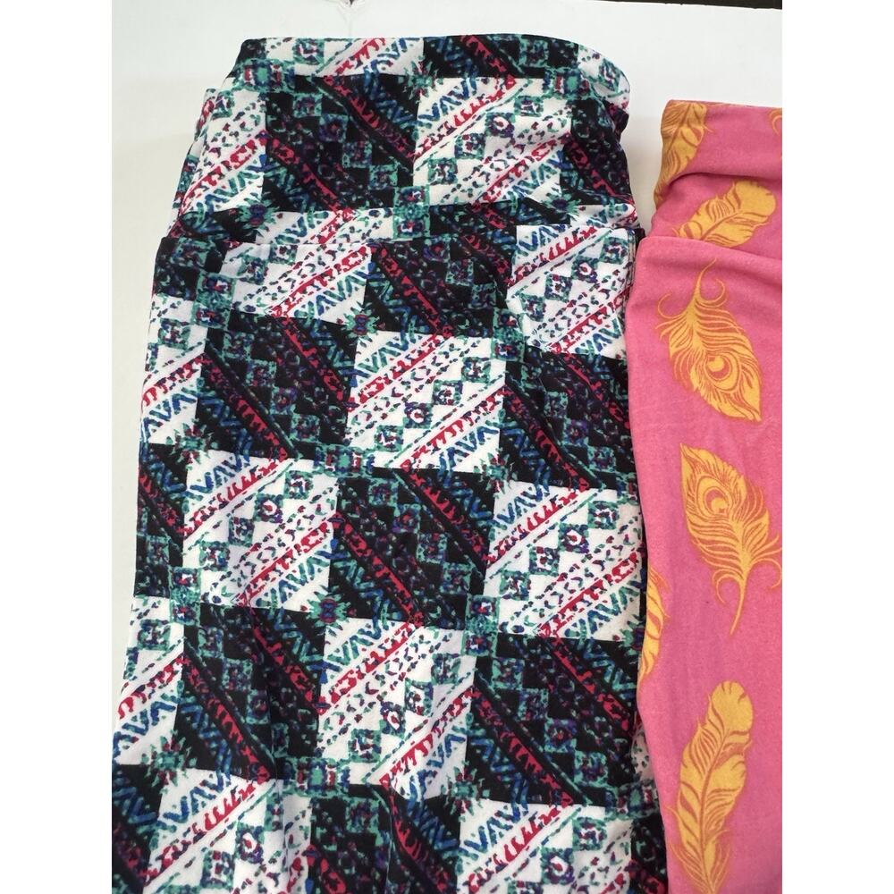 LuLaRoe Leggings LOT of 5 Multicolor Prints OS One Size NEW #LLR6 - Picture 2 of 6